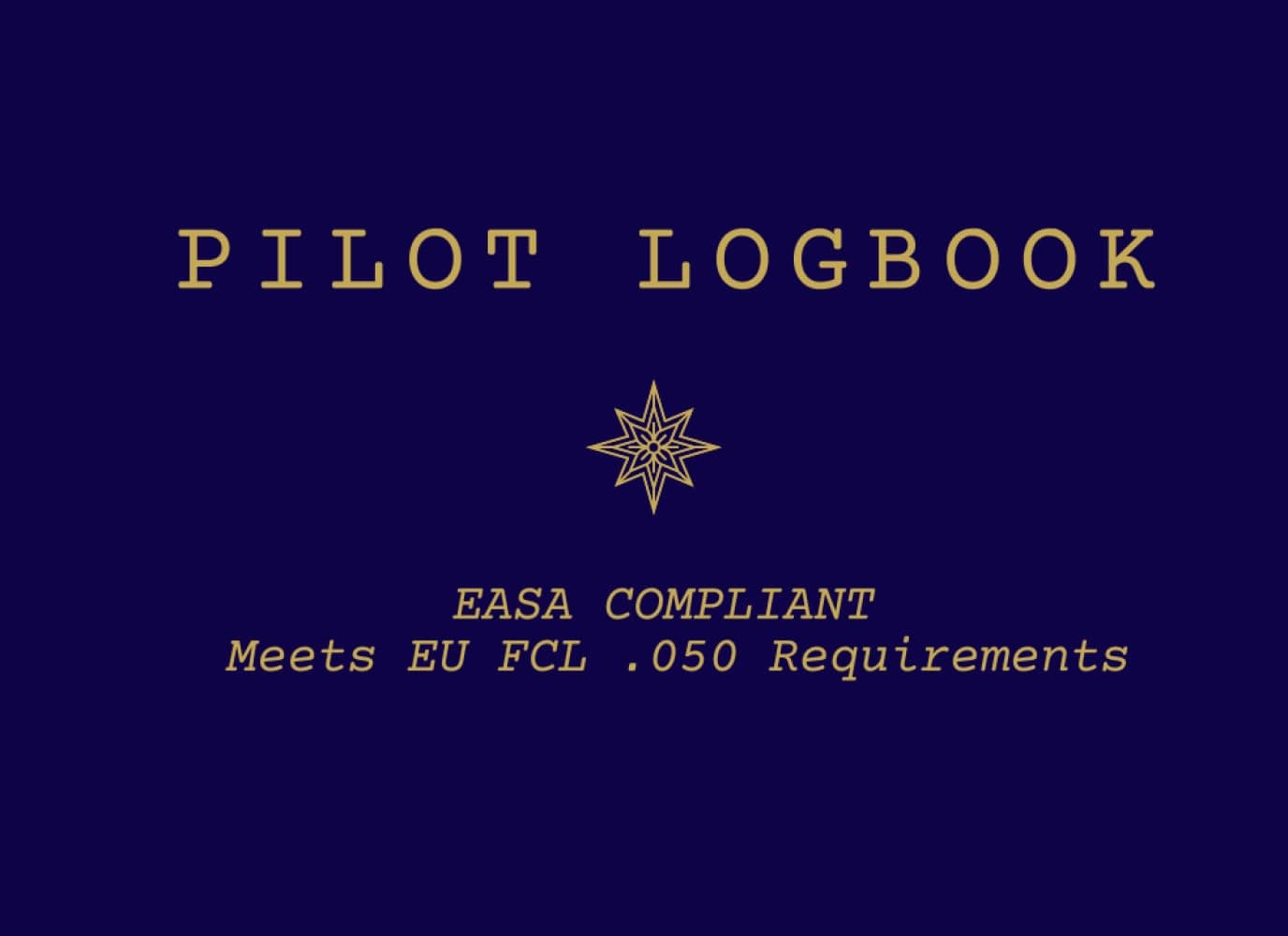 Pilot Logbook Blue