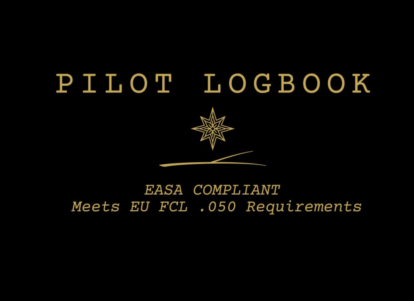 Pilot Logbook Black Deluxe